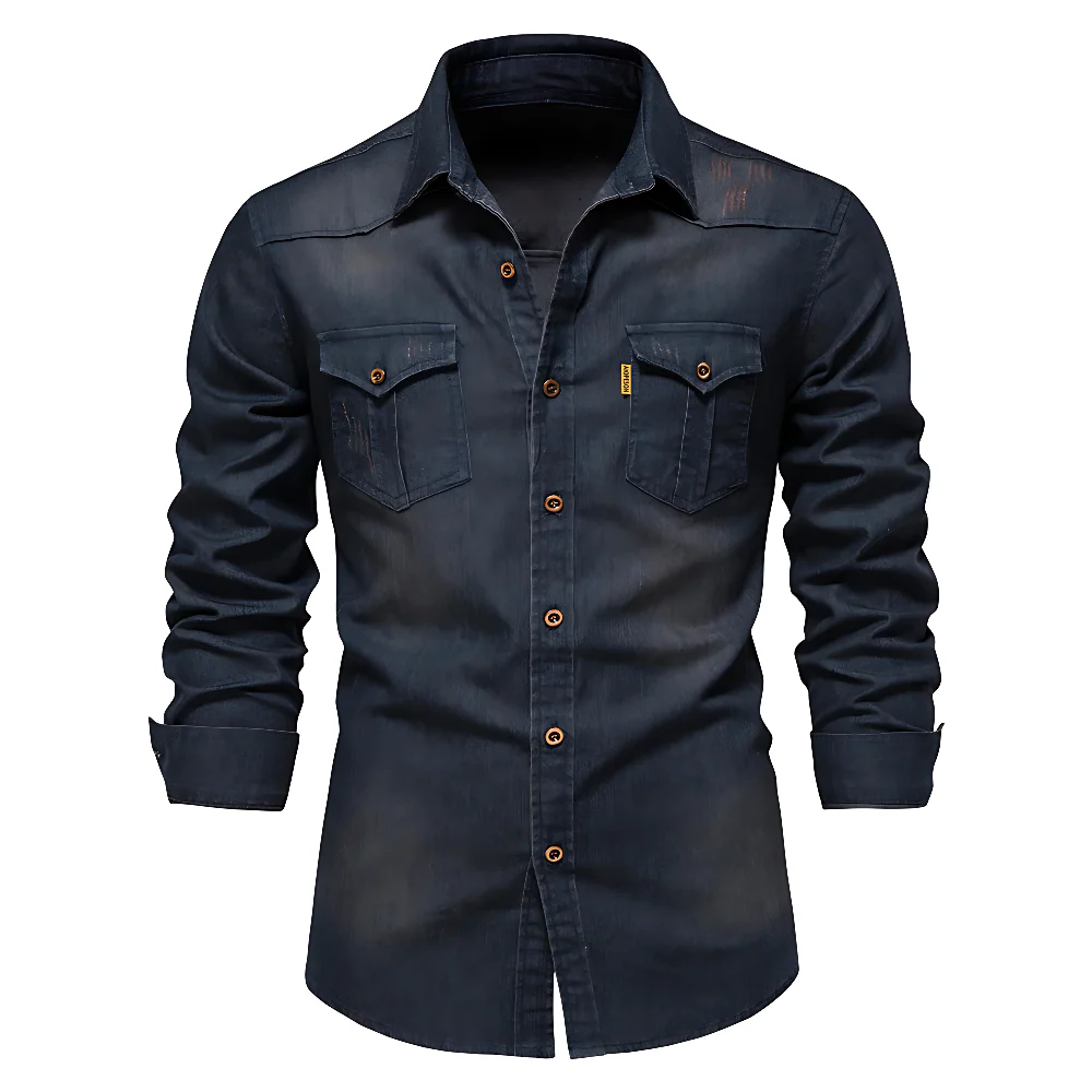 Camisa vaqueta de algodón