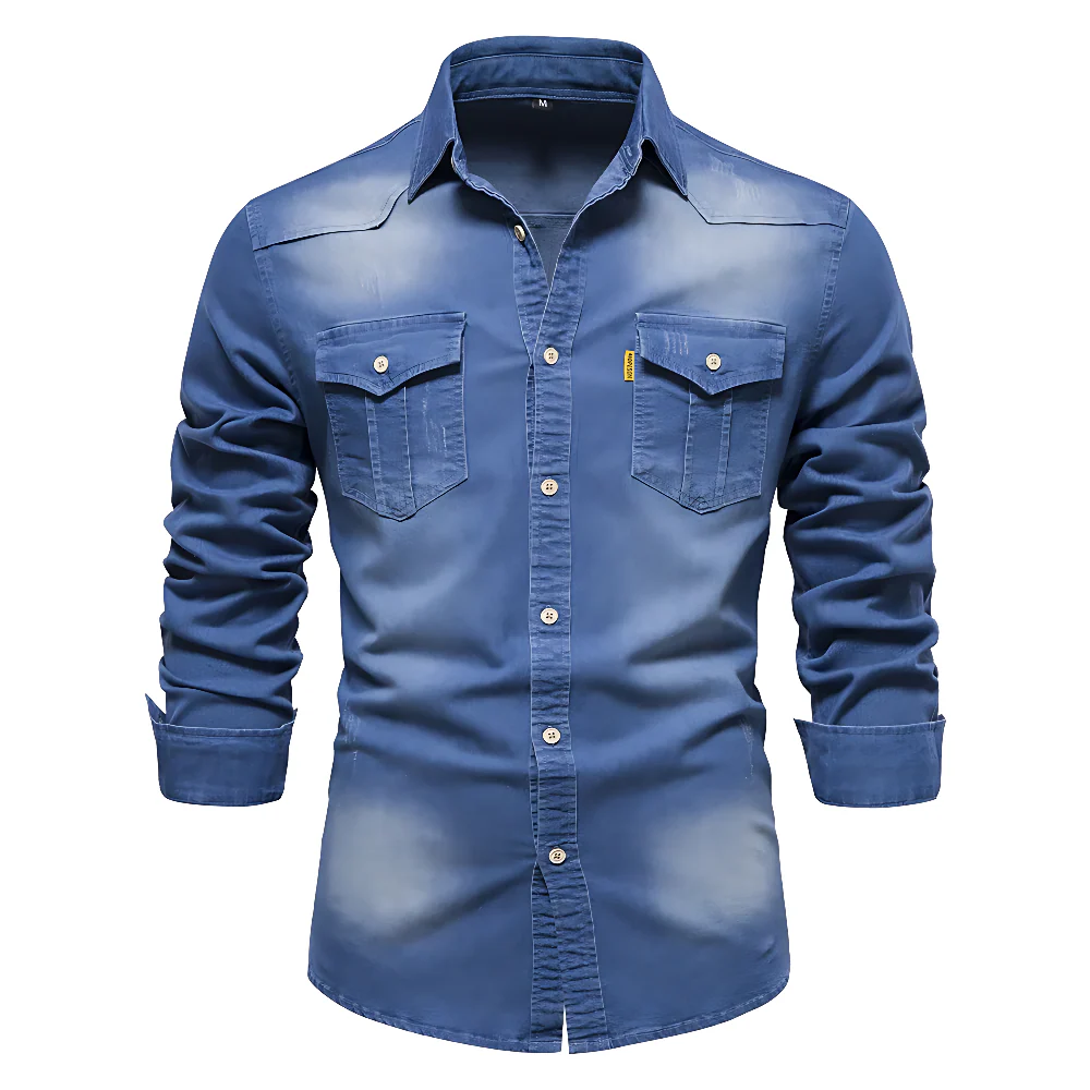 Camisa vaqueta de algodón
