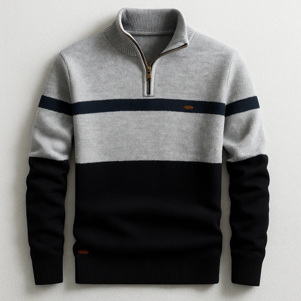 Jersey media cremallera