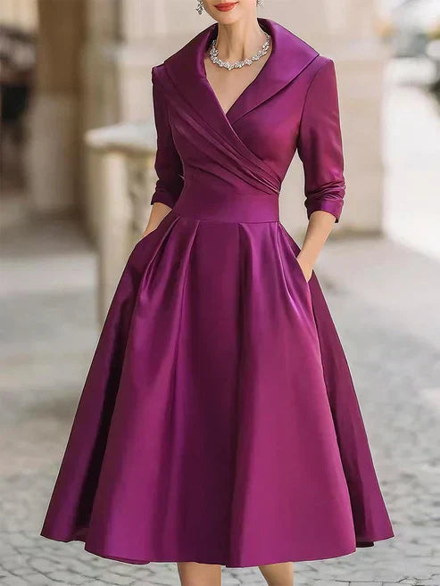 ALICIA | Elegante vestido midi