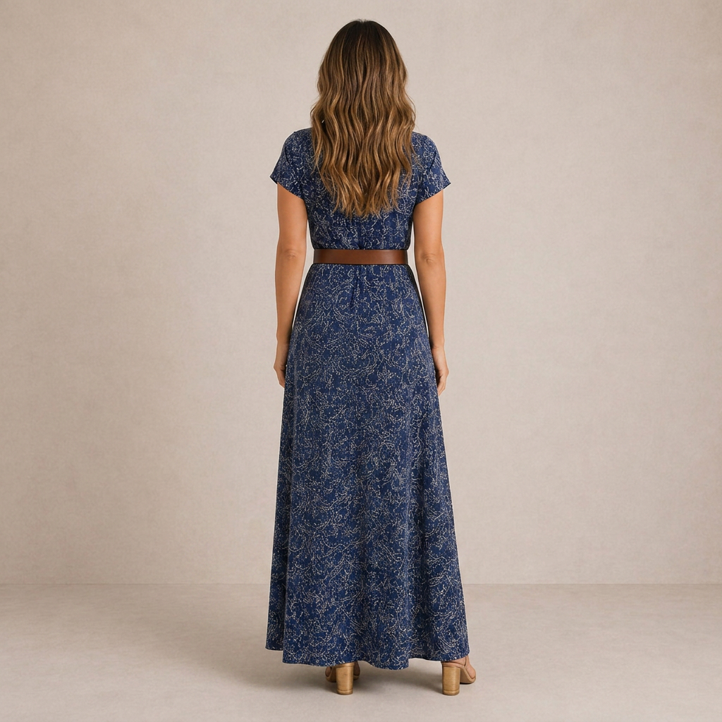 SARISA | Vestido largo estilo bohemio