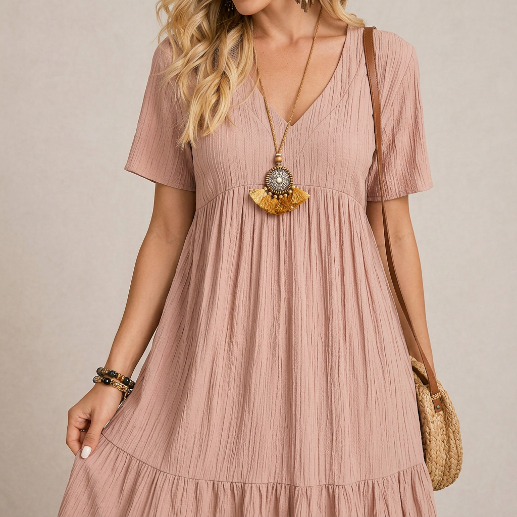 ROVENA | Minivestido bohemio