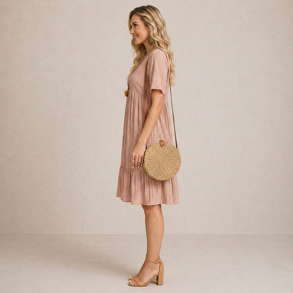 ROVENA | Minivestido bohemio
