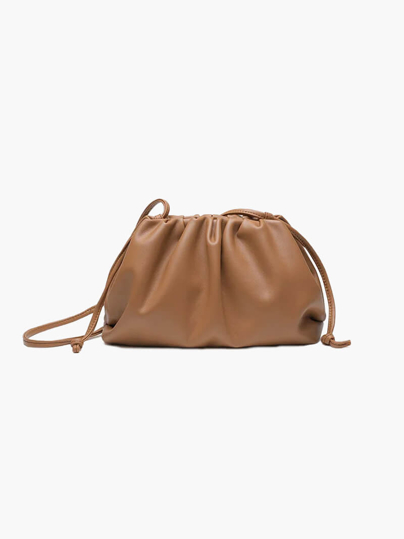 BOLSO TIPO POUCH FRUNCIDO