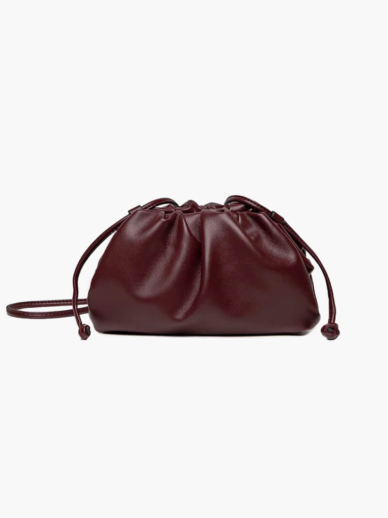 BOLSO TIPO POUCH FRUNCIDO