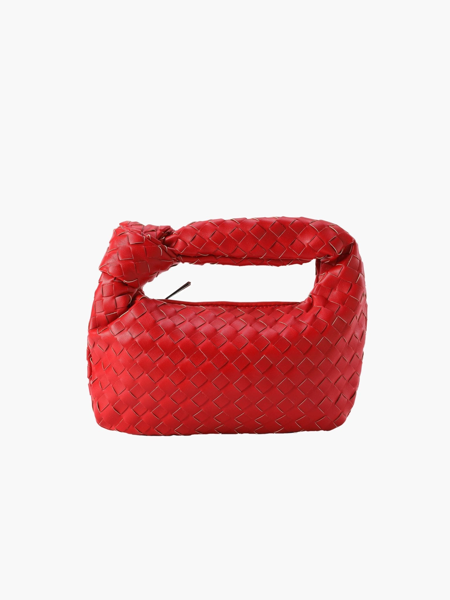 BOLSO MINI TRENZADO ASA ENVOLVENTE EFECTO PIEL
