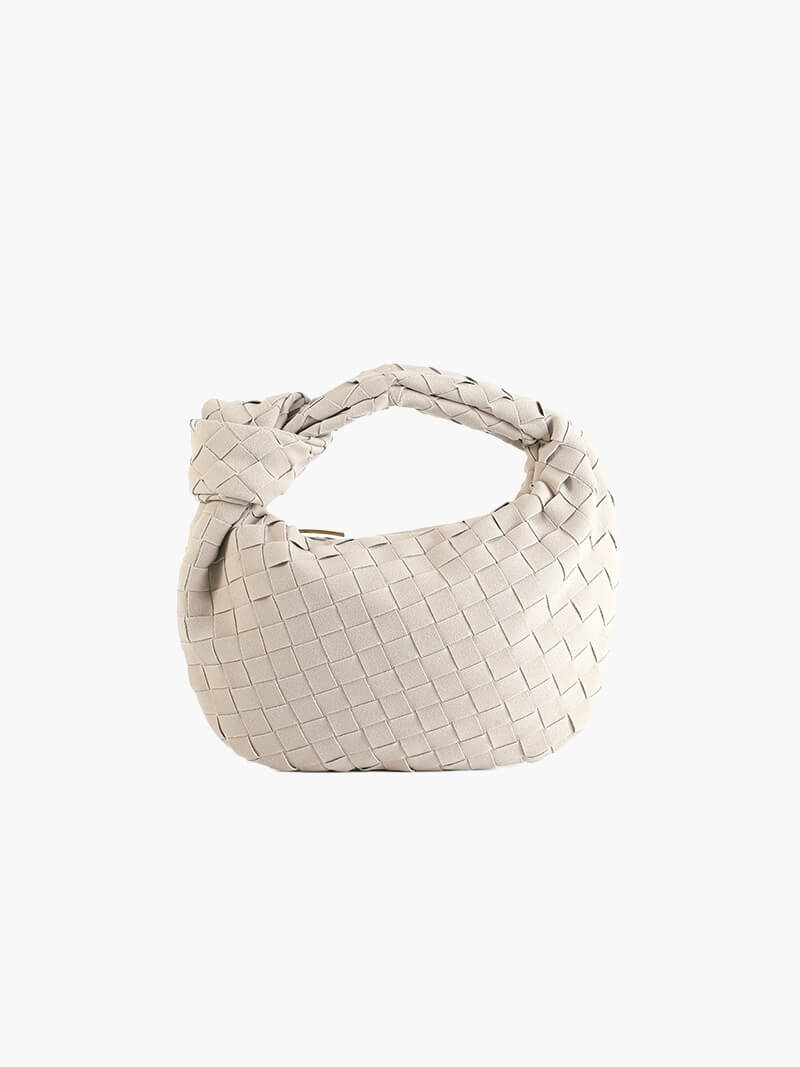 BOLSO MINI TRENZADO EFECTO ANTE