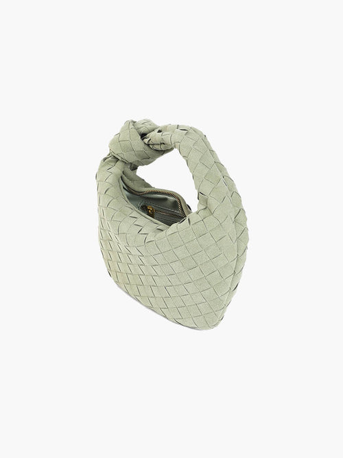 BOLSO MINI TRENZADO EFECTO ANTE