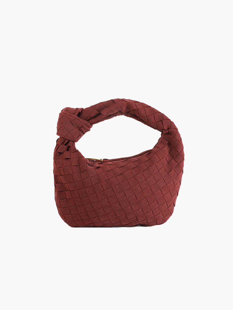 BOLSO MINI TRENZADO EFECTO ANTE