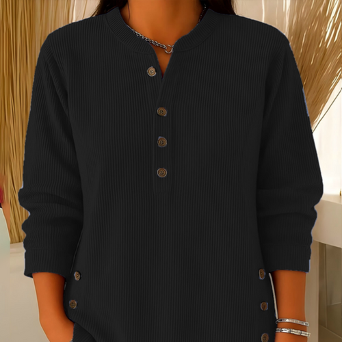 Blusa de pana abotonada