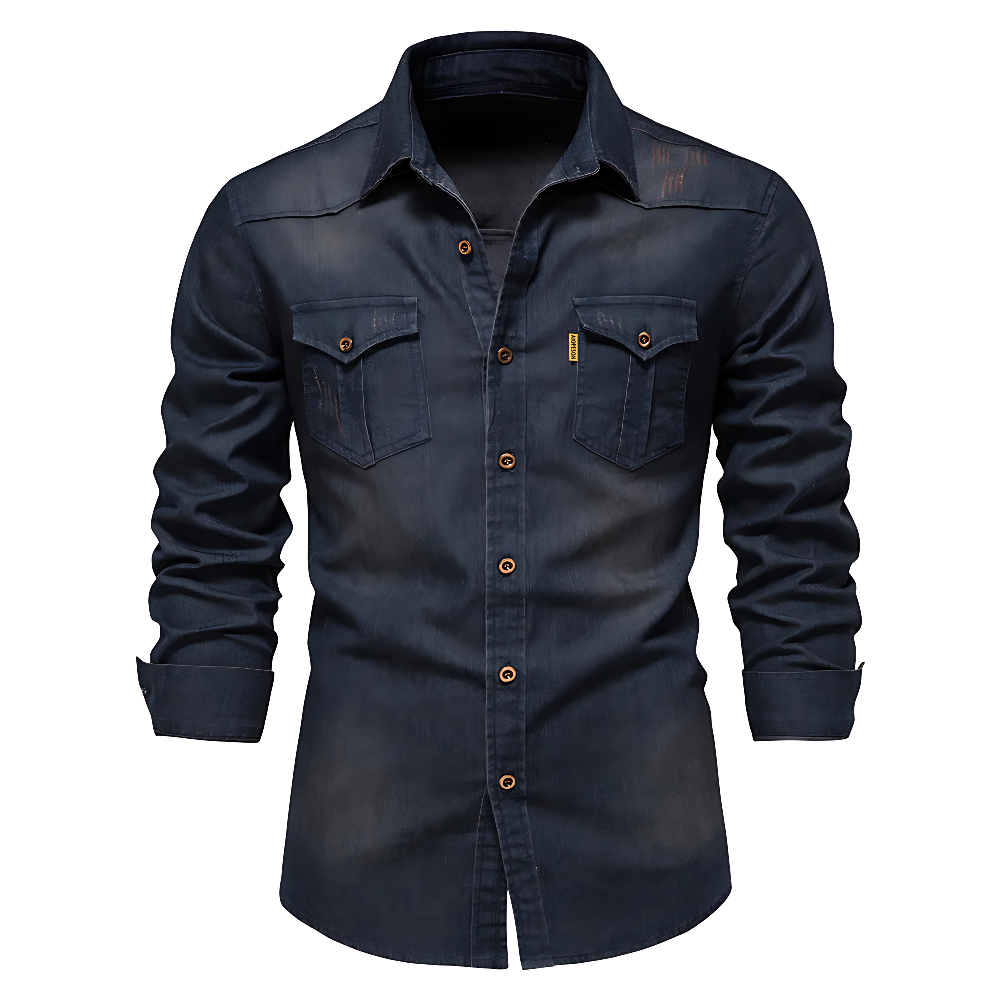 Camisa vaqueta de algodón