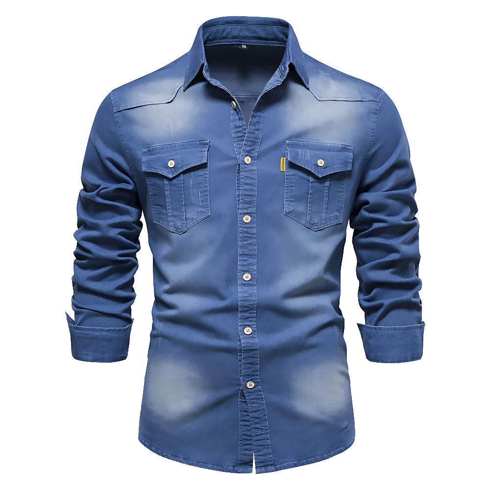 Camisa vaqueta de algodón