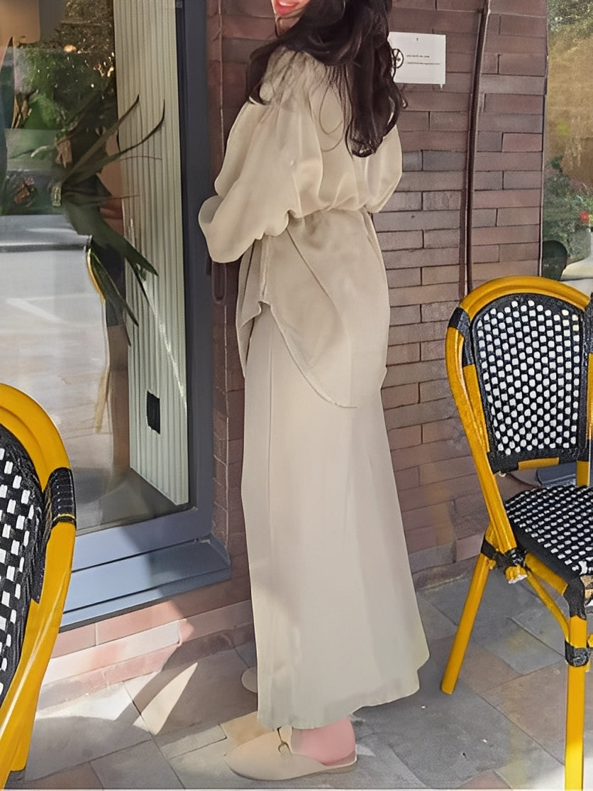 Conjunto con cordón ajustable