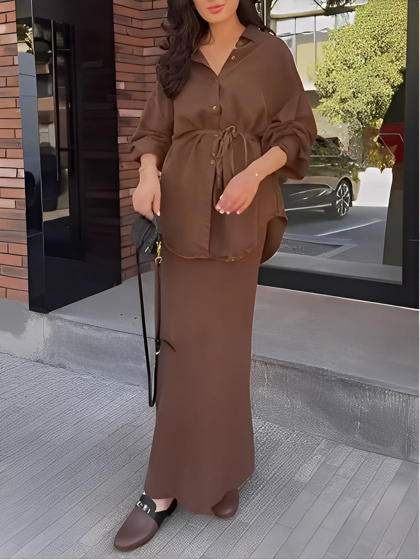 Conjunto con cordón ajustable