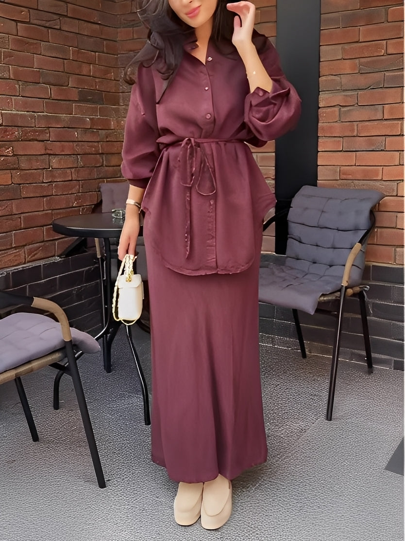 Conjunto con cordón ajustable